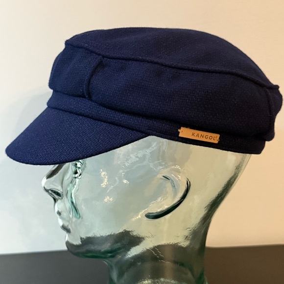 Kangol Other - 🧢 Kangol Textured Wool Fisherman Cap | Navy Blue | Medium